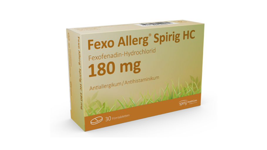 Fexo Allerg® Spirig HC 180mg zur Behandlung von Nesselfieber | Spirig ...